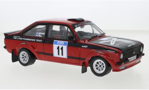 Modelauto Ford Escort RS 1800 MkII No.11 Rally Manx 2007 1/18 Sun Star