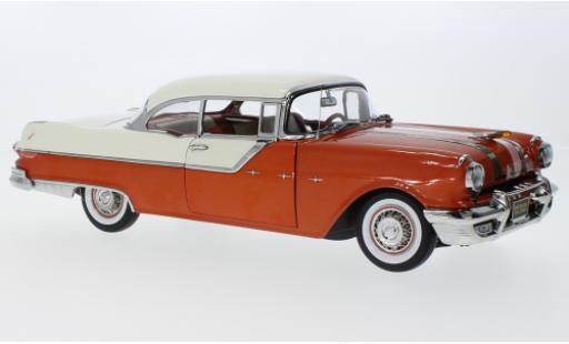 Modelauto Pontiac Star Chief Hardtop le cuivre/wit 1955 1/18 Sun Star