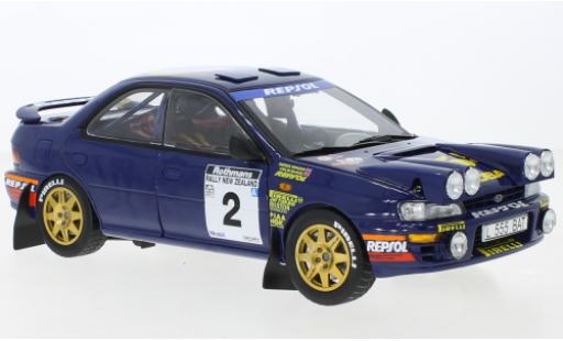 Modelauto Subaru Impreza 555 No.2 Rally Neuseeland 1994 1/18 Sun Star