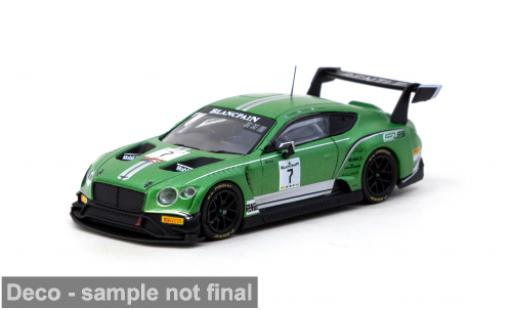 Modelauto Bentley Continental course GT3 groen 2018 1/64 Tarmac Works