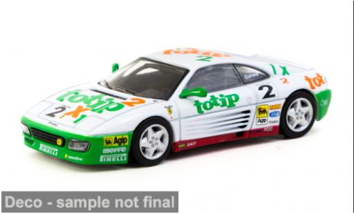Modelauto Ferrari 348 Challenge 1993 Totip #2 1/64 Tarmac Works