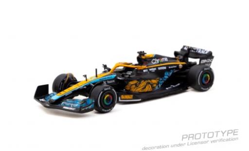 Modelauto McLaren F1 MCL36 No.3 Team formule 1 GP Abu Dhabi 2022 1/64 Tarmac Works