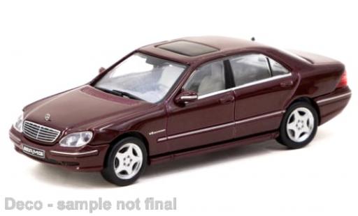 Modelauto Mercedes Classe S AMG S55 metallic rood 1/64 Tarmac Works