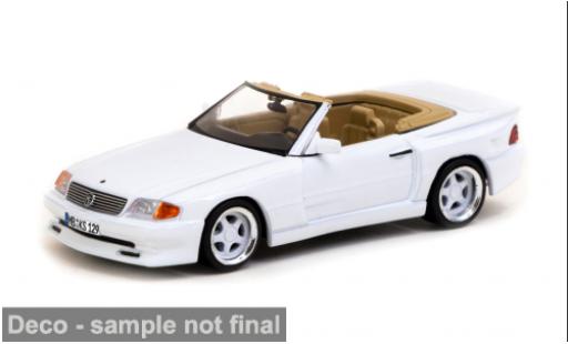 Modelauto Mercedes SL Base SL500 (R129) Koenig Specials wit 1/64 Tarmac Works