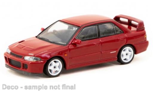 Modelauto Mitsubishi Lancer Evolution II GSR rood 1/64 Tarmac Works