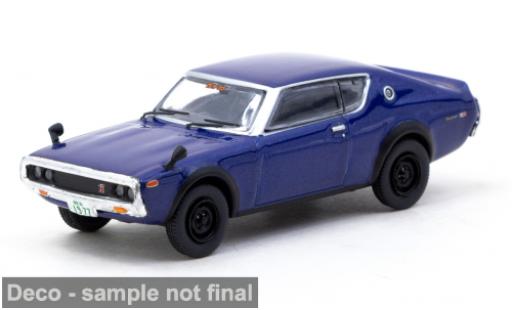 Modelauto Nissan Skyline 2000 GT-R (KPGC110) blauw 1974 1/64 Tarmac Works