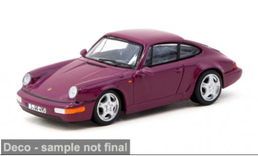 Modelauto Porsche 911 RS roze 1/64 Tarmac Works