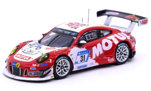 Modelauto Porsche 911 GT3 R No.31 Frikadelli Racing Team Motul 24h N&Atilde;&frac14;rburgring 2017 T.Kristensen/K.Bachler/N.Siedler/L.Luhr 1/64 Tarmac Works