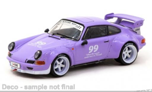 Modelauto Porsche 911 RWB Backdate lila 1/64 Tarmac Works