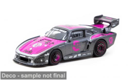 Modelauto Porsche 935 Base K3V grijs/Dekor 1/64 Tarmac Works