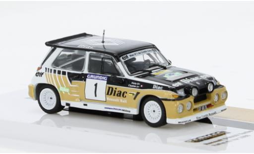 Modelauto Renault 5 Maxi Turbo No.1 Diac Rally du Var 1986 1/64 Tarmac Works