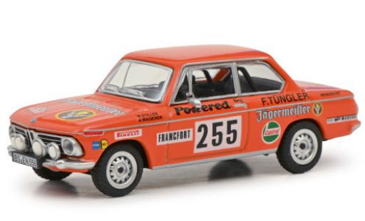 Modelauto Bmw 2002 rallye No.255 J&Atilde;&curren;germeister Rally Monte Carlo 1973 W.Stiller/A.Wagener 1/64 Schuco
