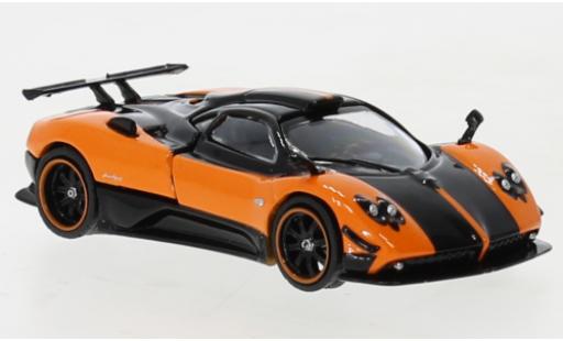 Modelauto Pagani Zonda Cinque oranje/zwart 1/64 Tarmac Works
