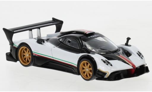 Modelauto Pagani Zonda R metallic wit 1/64 Tarmac Works
