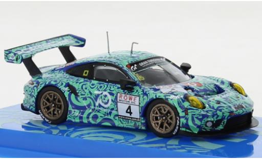 Modelauto Porsche 911 GT3 R No.4 VLN N&Atilde;&frac14;rburgring 2018 1/64 Tarmac Works