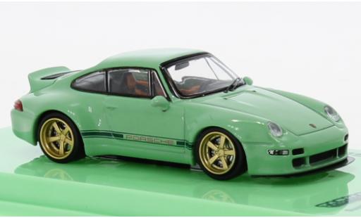 Modelauto Porsche 911 Base Gunther Works groen 1/64 Tarmac Works
