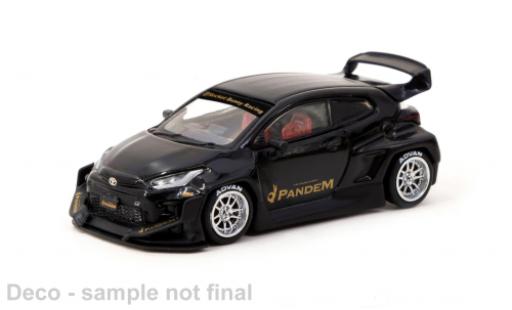 Modelauto Toyota Yaris Pandem GR zwart 1/64 Tarmac Works