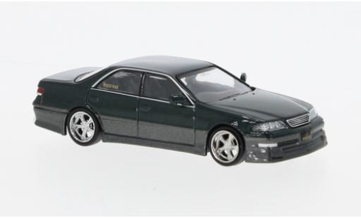 Modelauto Toyota Mark JZX100 Vertex II metallic groen fonc&Atilde;&copy; 1/64 Tarmac Works