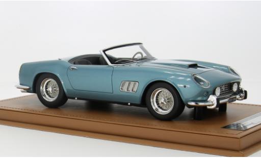 Modelauto Ferrari 250 GT California Spyder metallic blauw 1960 1/18 Tecnomodel