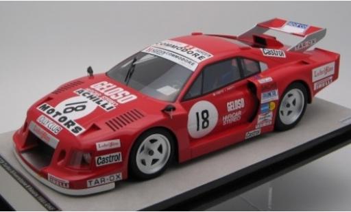 Modelauto Ferrari 308 GTB Turbo No.18 Team Jolly Club 6h Silverstone 1981 C.Facetti/M.Finotto 1/18 Tecnomodel