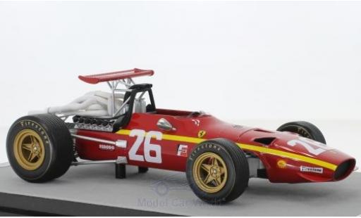 Modelauto Ferrari 312 F1/68 No.26 Scuderia formule 1 GP Frankreich 1968 J.Ickx 1/18 Tecnomodel
