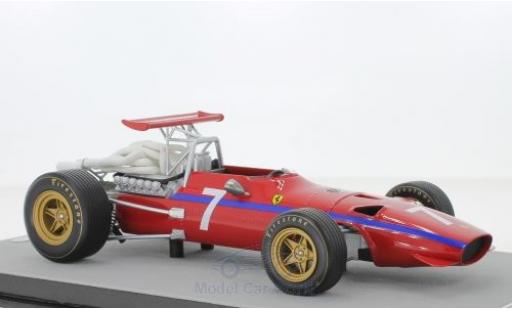 Modelauto Ferrari 312 F1/68 No.7 Scuderia formule 1 Watkins Glen 1968 D.Bell 1/18 Tecnomodel