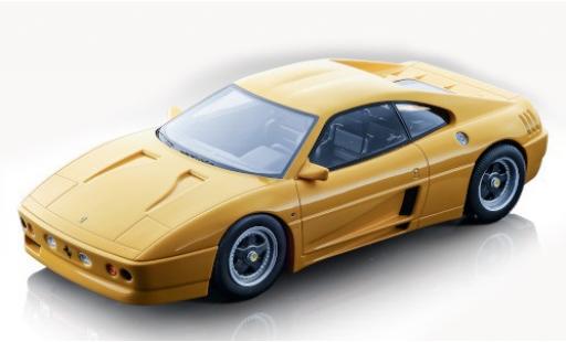 Modelauto Ferrari 348 Zagato geel 1991 1/18 Tecnomodel