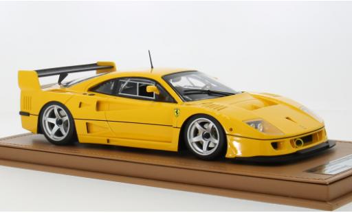 Modelauto Ferrari F40 LM geel 1996 1/18 Tecnomodel