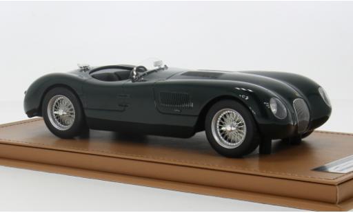 Modelauto Jaguar C-Type Base groen RHD 1953 1/18 Tecnomodel