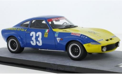 Modelauto Opel GT Base 1900 No.33 Squadra Conrero Targa Florio 1972 R.Facetti/M.-C.Beaumont 1/18 Tecnomodel
