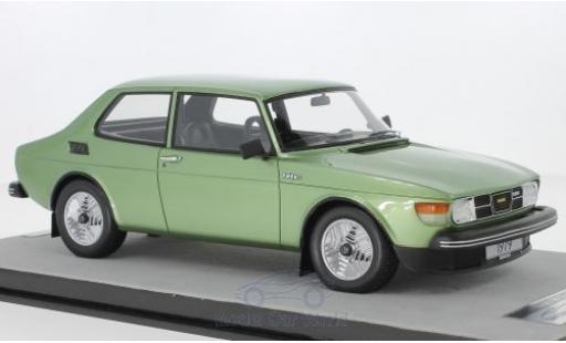 Modelauto Saab 99 Turbo metallic groen 1979 1/18 Tecnomodel