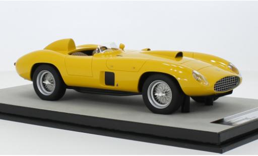 Modelauto Ferrari 410 410S S geel RHD 1956 1/18 Tecnomodel