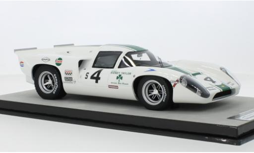 Modelauto Lola T70 1969 Mk3B GT RHD No.4 Team Sidney Taylor 6h Brands Hatch 1/18 Tecnomodel