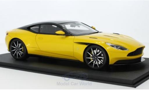 Modelauto Aston Martin DB11 coupe 1 geel RHD 1/18 Top Speed