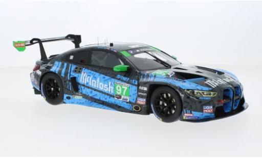 Modelauto Bmw M4 gt3 No.97 Turner Motorsports IMSA Laguna Seca 2023 1/18 Top Speed
