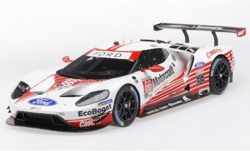 Modelauto Ford GT GTE No.66 Chip Ganassi Team USA Motorcraft 24h Daytona 2019 S.Bourdais/J.Hand/H.M&Atilde;&frac14;ller 1/18 Top Speed