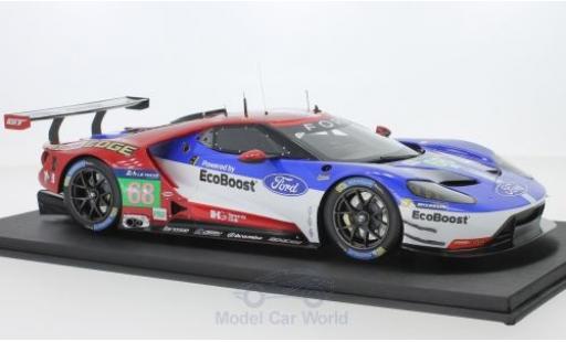 Modelauto Ford GT GTE No.68 Chip Ganassi Team USA LME Pro 24h Le Mans J.Hand/D.M&Atilde;&frac14;ller/S.Bourdais 1/18 Top Speed