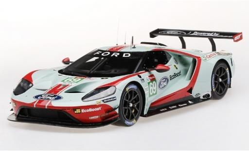 Modelauto Ford GT GTE No.69 Chip Ganassi Team USA EcoBoost 24h Le Mans 2019 R.Briscoe/S.Dixon/R.Westbrook 1/18 Top Speed