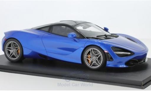 Modelauto McLaren 720 Base S metallic blauw 1/18 Top Speed