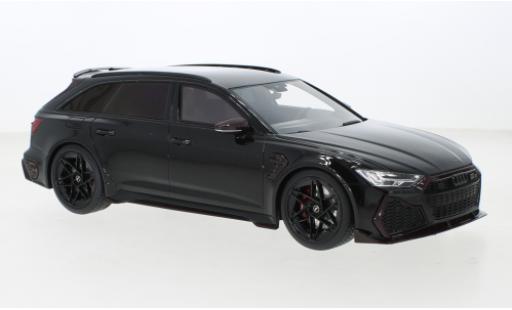 Modelauto Audi RS6 avant (C8) Johann Abt Signature Edition zwart 2021 1/18 Top Speed
