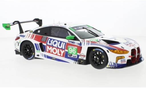 Modelauto Bmw M4 gt3 No.96 Turner Motorsport Liqui Moly IMSA 24h Daytona 2022 1/18 Top Speed
