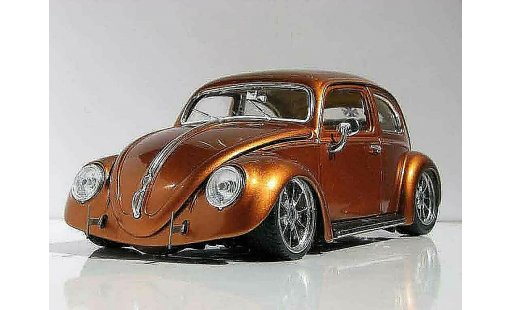 Volkswagen Kafer Base 1/18 Burago coccinelle ovale oranje burn modelauto