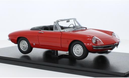 Modelauto Alfa Romeo Spider Duetto 1600 duett Spider rood 1966 1/18 Touring