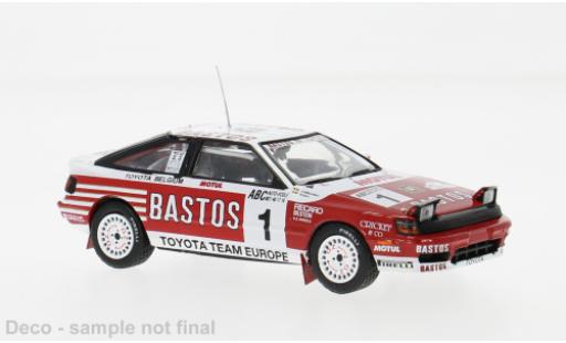 Modelauto Toyota Celica Base GT-4 (ST 165) Boucles de Spa 1989 #1 P.Snijers/D.Colebunders 1/43 IXO