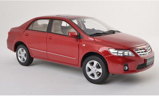 Toyota Corolla Base 1/18 Paudi rood 2011 modelauto