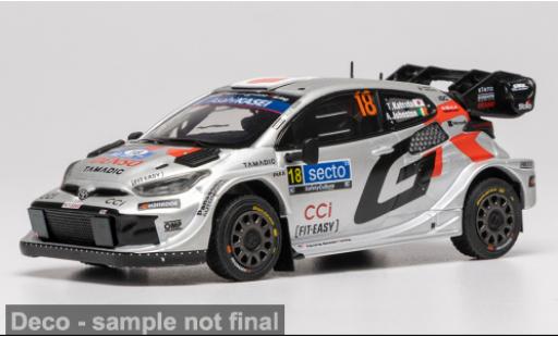 Modelauto Toyota Yaris Rally1 GR Rally Finland 2025 #18 T.Katsuta/A.Johnston 1/43 IXO
