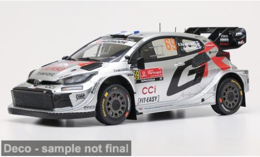 Modelauto Toyota Yaris Rally1 GR Rally Portugal 2025 #69 K.Rovanper&Atilde;&curren;/J.Halttunen 1/18 IXO