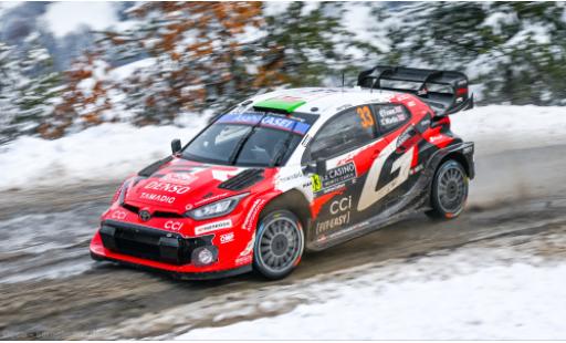 Modelauto Toyota Yaris Rally1 GR Rally Monte Carlo 2026 #33 E.Evans/S.Martin 1/18 IXO