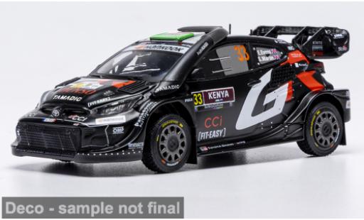 Modelauto Toyota Yaris Rally1 GR Safari Rally Kenia 2025 #33 E.Evans/S.Martin 1/43 IXO
