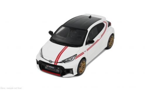 Modelauto Toyota Yaris GR TGR wit/Dekor 2024 1/18 Ottomobile
